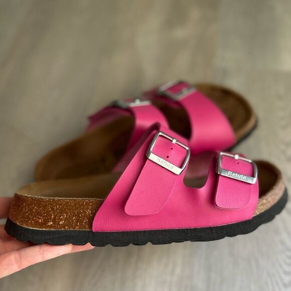 Betula by Birkenstock Hot Pink Arizona Sandals - Picture 2 of 10